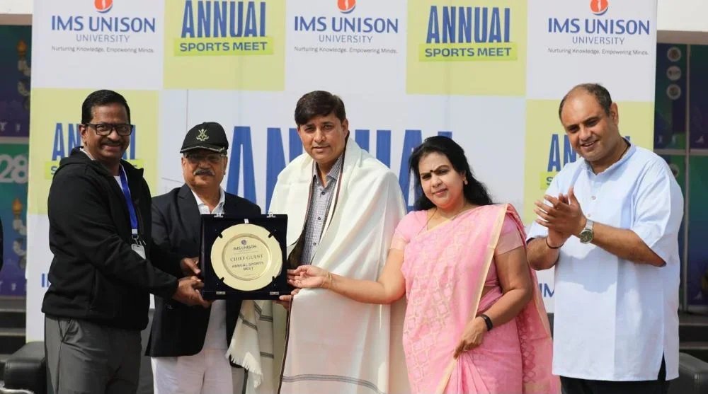 आईएमएस यूनिसन यूनिवर्सिटी में स्पोर्ट्स मीट 2026 का शानदार आगाज़