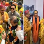 उद्योगपति मुकेश अंबानी ने किए बदरीनाथ-केदारनाथ के दर्शन
