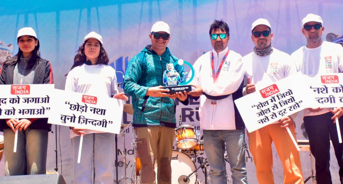 “नशे को ना, फिटनेस को हाँ” से गूंजा नीति घाटी