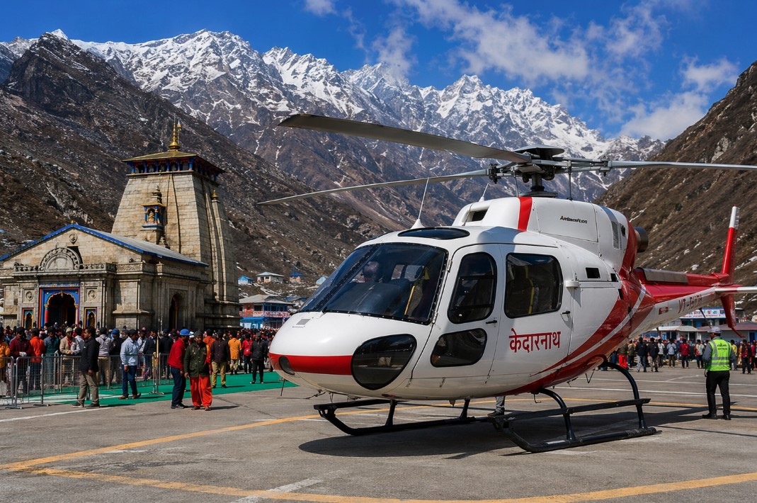 केदारनाथ धाम के लिए 15 सितंबर से फिर शुरू होगी हेली सेवा, 7 सितंबर से बुक होंगे टिकट