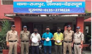 दून पुलिस ने किया मंदिर चोरी का खुलासा, तीन आरोपी गिरफ्तार
